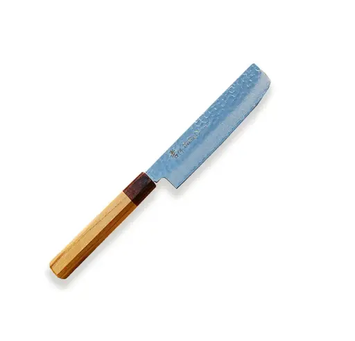 [7473] 7473 - TSUCHIME DAMASCUS 33 LAYERS NAKIRI 160MM - Aoki