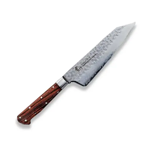 [7419] 7419 - SUGIHARA MODEL TSUCHIME DAMASCUS 33 LAYERS KENGATA SANTOKU 160MM - Aoki